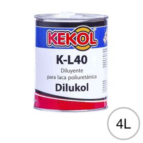 Diluyente para lacas poliuretanicas K-L40 transparente lata x 4l