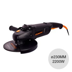 Amoladora mango 3 posiciones Black Series ø 230mm 2200W
