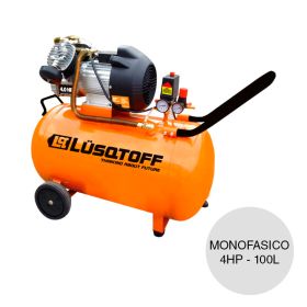 Compresor aire monofasico mando directo 4hp 100l