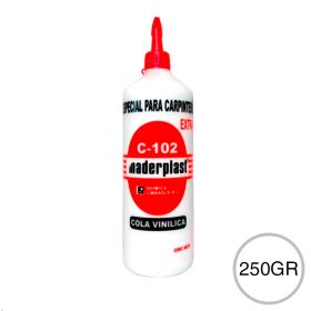 Adhesivo vinilico C-102 extra fuerte p/maderas blanco pomo x 250gr