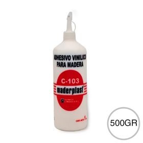 Adhesivo vinilico C-103 extra fuerte p/maderas blanco pomo x 500gr