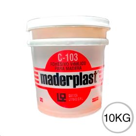 Adhesivo vinilico C-103 extra fuerte p/maderas blanco balde x 10kg