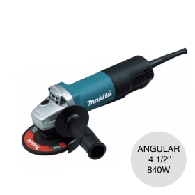 Amoladora angular gatillo paleta ø 4 1/2'' - ø 115mm 840W