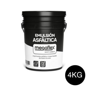 Megaflex emulsion asfaltica balde x 4kg