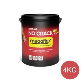 Megaflex pintura no crack rojo x 4kg