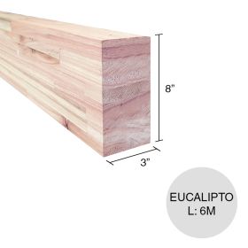 Viga compensada Eucaliptus interior 3" x 8" x 6m