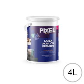 Pintura latex acrilico interior MI-300 premium lavable antihongos antimancha blanco mate balde x 4l