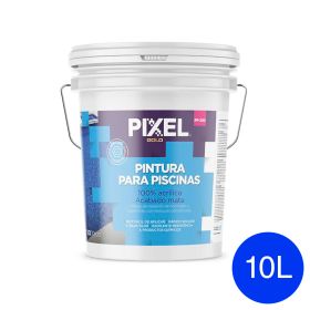 Pintura latex acrilico PP-200 piscinas/piletas azul mate balde x 10l