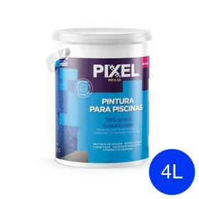 Pintura latex acrilico PP-200 piscinas/piletas azul mate balde x 4l