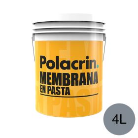 Membrana en pasta impermeabilizante alta resistencia gris mate balde x 4l