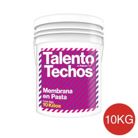 Membrana en pasta impermeabilizante Talento techos transitable rojo balde x 10kg