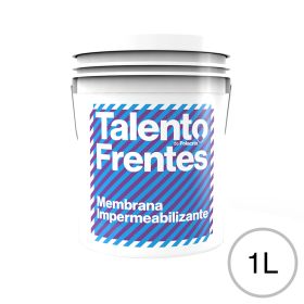Membrana liquida impermeabilizante acrilica Talento Frentes blanco balde x 1l