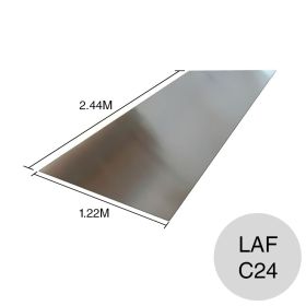 Chapa lisa LAF C24 1.22m x 2.44m x 0.56mm