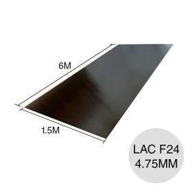 Chapa lisa LAC F24 1.5m x 6m x 4.75mm