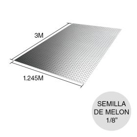 Chapa semilla de melon 1/8" 1.245m x 3m x 3.2mm