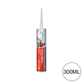 Sellador silicona fungicida interior exterior Protex Silicon transparente cartucho x 300ml