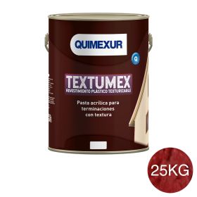 Revestimiento plastico texturizable Textumex Efectos grano medio exterior interior teja balde x 25kg