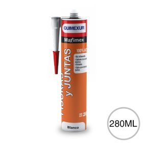 Sellador acrilico Maximex p/fisuras y juntas blanco cartucho x 280ml