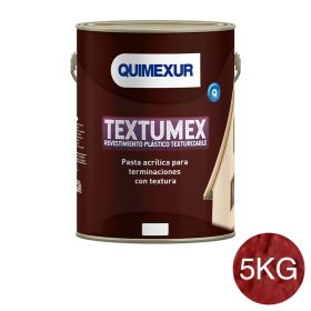 Revestimiento plastico texturizable Textumex Efectos grano medio exterior interior teja balde x 5kg