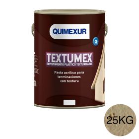 Revestimiento plastico texturizable Textumex Efectos grano medio exterior interior desierto balde x 25kg