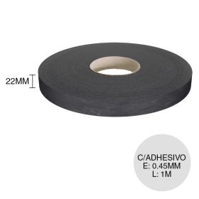 Canto ABS c/adhesivo amberes rollo x 0.45mm x 22mm x 1m