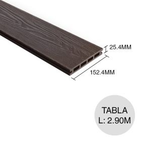 Tabla deck WPC tabaco 1" x 6" x 2.90m