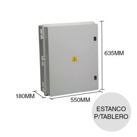 Gabinete estanco p/tablero 360 sobrepuesto termoplastico 180mm x 550mm x 635mm