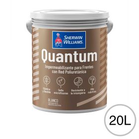 Impermeabilizante elastico poliuretanico Quantum Frentes exterior blanco mate balde x 20l