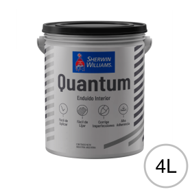 Enduido plastico Quantum interior blanco mate balde x 4l