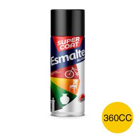 Esmalte acrilico Supercoat exterior interior amarillo limon brillante aerosol x 360cc
