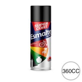 Esmalte acrilico Supercoat exterior interior blanco mate aerosol x 360cc