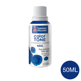 Colorante liquido pinturas al agua Color-Tone azul mate botella x 50ml