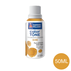 Colorante liquido pinturas al agua Color-Tone ocre mate botella x 50ml