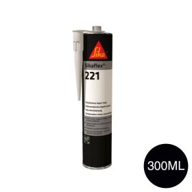 Sellador adhesivo poliuretanico multiproposito Sikaflex-221 negro cartucho x 300ml