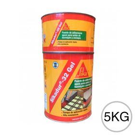 Puente adherente hormigon fresco y endurecido epoxi Sikadur-32 gel doble componente juego pre-dosificado x 5kg