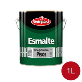 Esmalte sintetico pisos exterior interior rojo semi mate lata x 1l