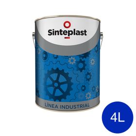 Esmalte sintetico industrial DTM Sintesmal exterior interior azul traful brillante lata x 4l