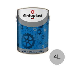 Esmalte sintetico industrial DTM Sintesmal exterior interior gris espacial brillante lata x 4l