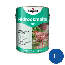 Hidroesmalte acrilico secado rapido azul traful brillante lata x 1l