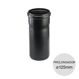 Prolongador pileta patio desagüe polipropileno union deslizante ø125mm x 300mm