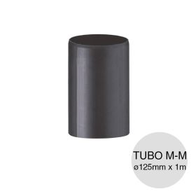 Tubo macho-macho desagüe cloacal pluvial polipropileno union deslizante Duratop X ø125mm x 1000mm
