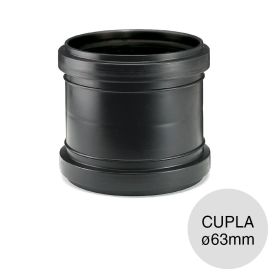 Cupla desagüe polipropileno union deslizante ø63mm