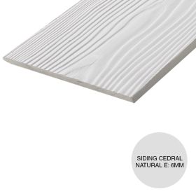Placa cementicia construccion seco siding cedral texturado simil madera natural exterior 6mm x 200mm x 1800mm