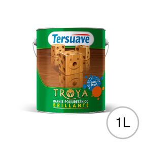 Barniz Poliuretanico para Exterior Troya Transparente Brillante 1L