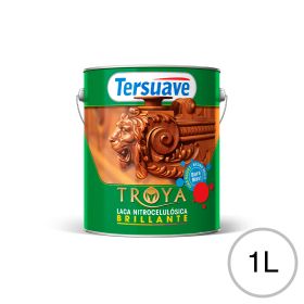 Laca Nitrocelulosica para Madera Brillante Troya Cristal 1L