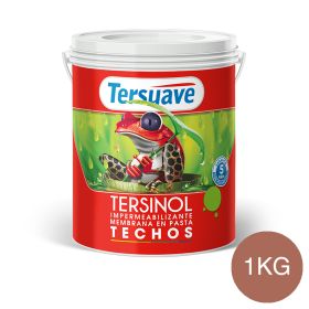 Membrana en Pasta Poliuretanica Tersinol Techos Rojo Teja 1Kg