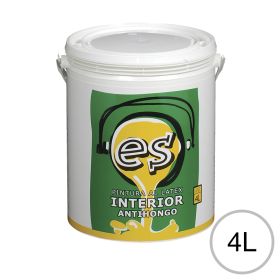 Pintura latex acrilico ES interior blanco mate balde x 4l