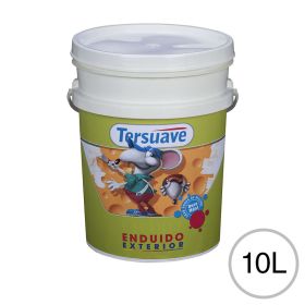 Enduido Plastico Exterior Tersuave Blanco 10L