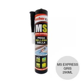 Sellador adhesivo universal MS Express gris cartucho x 290ml