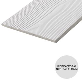 Placa cementicia construccion seco siding cedral texturado simil madera natural exterior 10mm x 200mm x 3600mm
